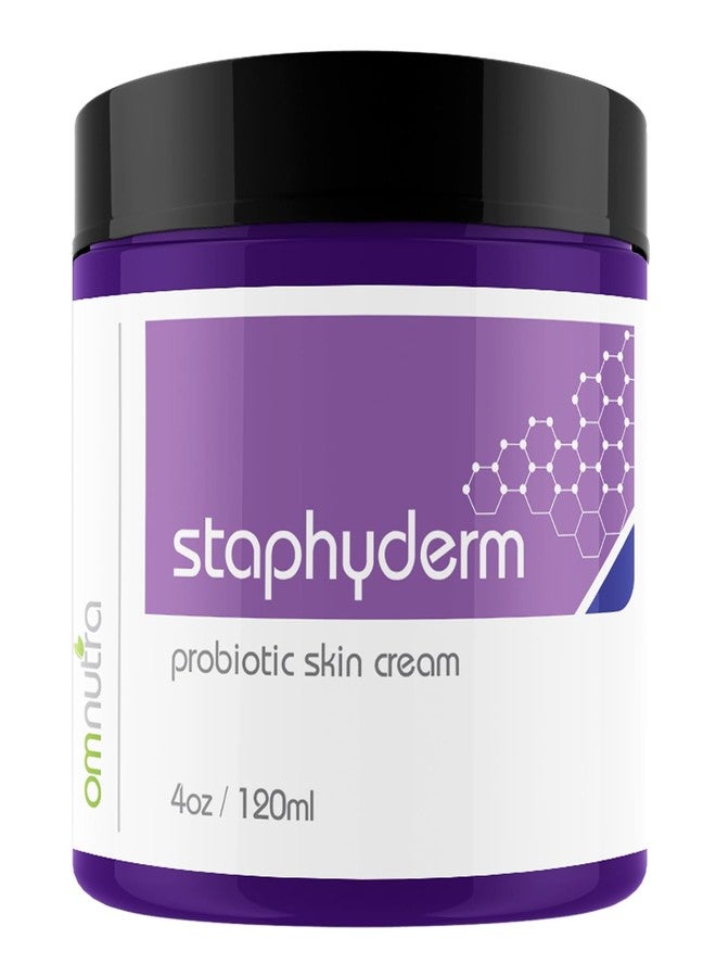 OmNutra Staphyderm Non Antibiotic Ointment - 4OZ All Natural Topical Probiotic Lotion New Skin Therapy Cream For Dry Itchy Skin Organic Based Topical Probiotics for Skin Care - Image 1